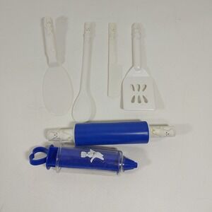 Vtg Pillsbury Doughboy Kid Baking Cooking Icing Utensils‎ Lot Of 6
